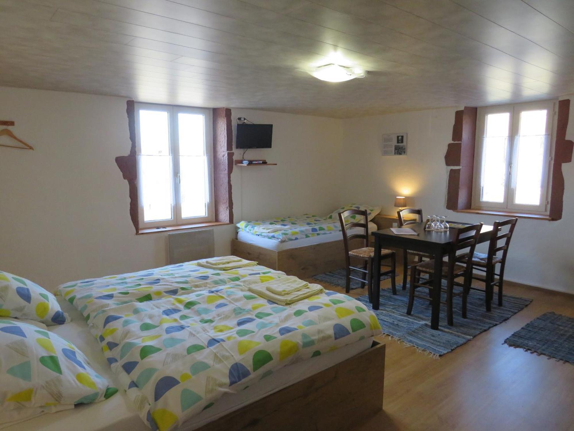 กร็องฌ์ ด็องเฌอ เบด แอนด์ เบรคฟาสต์ Bed & Breakfast Anjeux ห้อง รูปภาพ