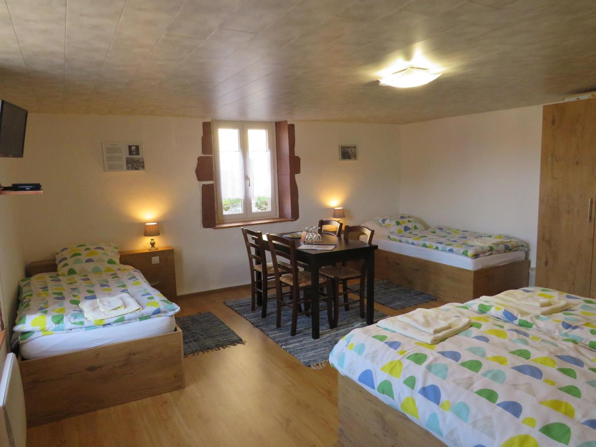 กร็องฌ์ ด็องเฌอ เบด แอนด์ เบรคฟาสต์ Bed & Breakfast Anjeux ห้อง รูปภาพ